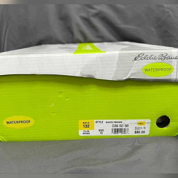 Eddie Bauer WaverlyBrown Boots- Men's Size 13 NEW - Picture 8 of 8